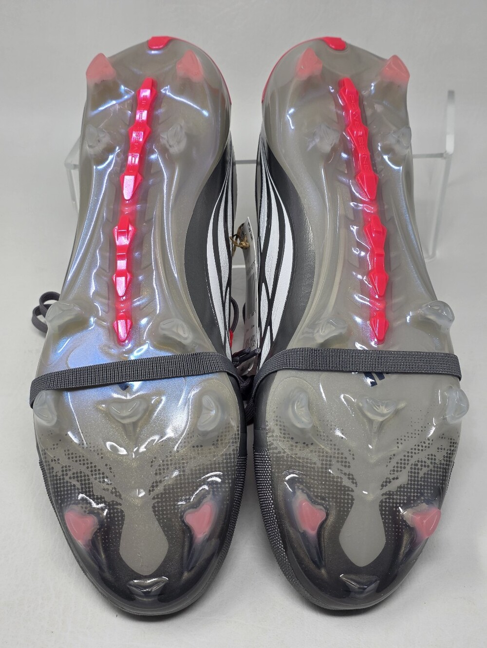 Adidas Predator Pro Tongue FG Football Soccer Cleats Grey Men’s Size 12 JR3324 - Picture 6 of 12